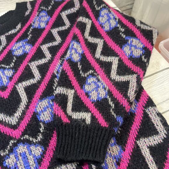 Vintage 90’s Together Shoulder Pads Sweater Womens Size M - Picture 3 of 8